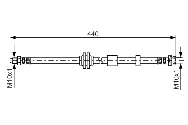 BOSCH 1 987 481 059 Flessibile del freno