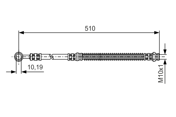 BOSCH 1 987 481 110 Brake Hose