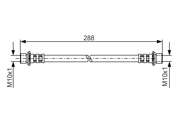 BOSCH 1 987 481 129 Brake Hose