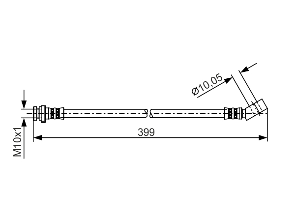 BOSCH 1 987 481 223 Brake Hose