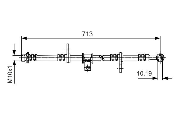 BOSCH 1 987 481 241 Brake Hose