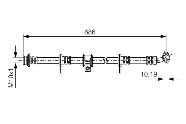 BOSCH 1 987 481 247 Brake Hose