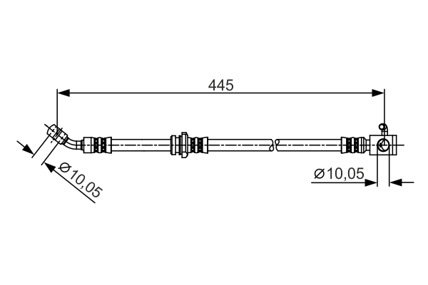 BOSCH 1 987 481 263 Brake Hose