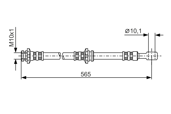 BOSCH 1 987 481 266 Brake Hose