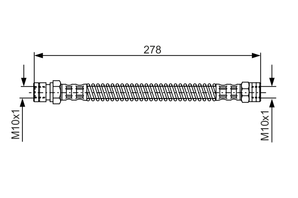 BOSCH 1 987 481 280 Brake Hose