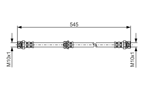 BOSCH 1 987 481 302 Flessibile del freno-Flessibile del freno-Ricambi Euro