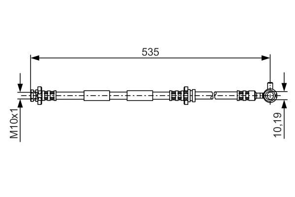 BOSCH 1 987 481 312 Brake Hose