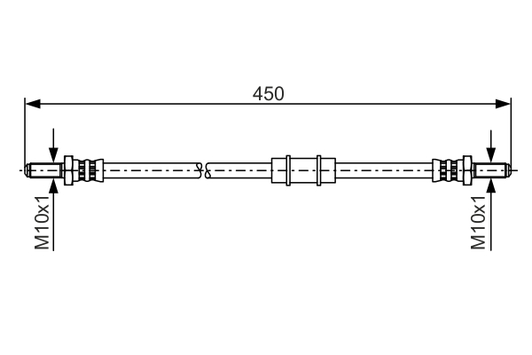 BOSCH 1 987 481 345 Brake Hose