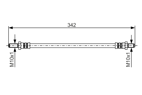 BOSCH 1 987 481 348 Flessibile del freno