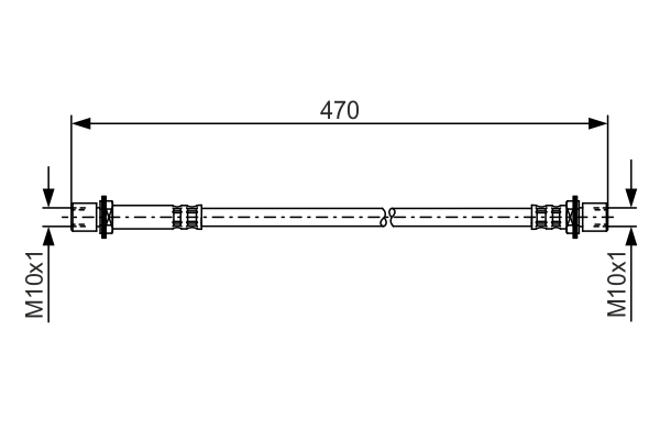 BOSCH 1 987 481 349 Brake Hose