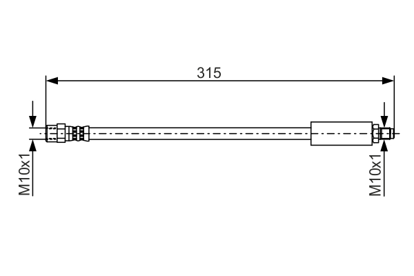 BOSCH 1 987 481 350 Brake Hose