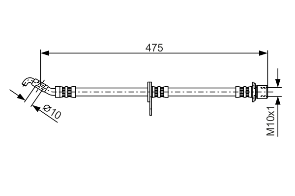 BOSCH 1 987 481 356 Brake Hose