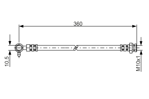 BOSCH 1 987 481 357 Brake Hose