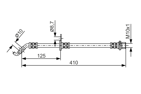 BOSCH 1 987 481 360 Brake Hose