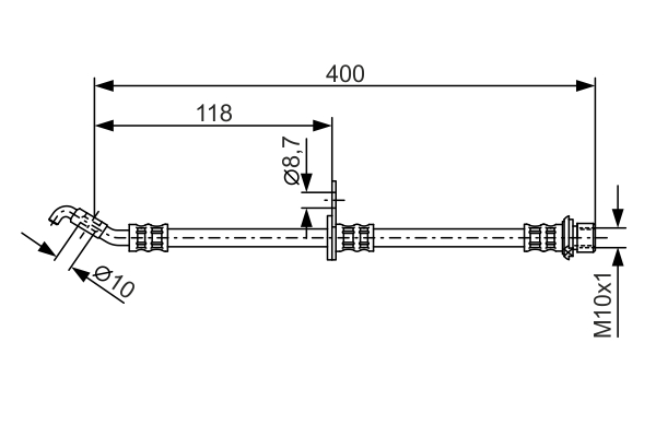 BOSCH 1 987 481 362 Brake Hose