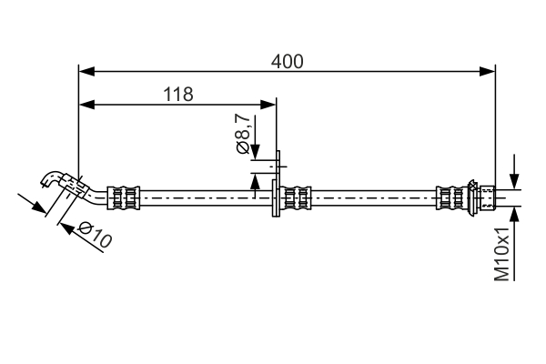 BOSCH 1 987 481 363 Brake Hose