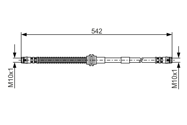 BOSCH 1 987 481 371 Brake Hose