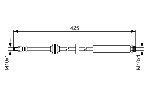 BOSCH 1 987 481 398 Flessibile del freno