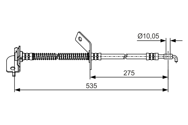 BOSCH 1 987 481 414 Brake Hose