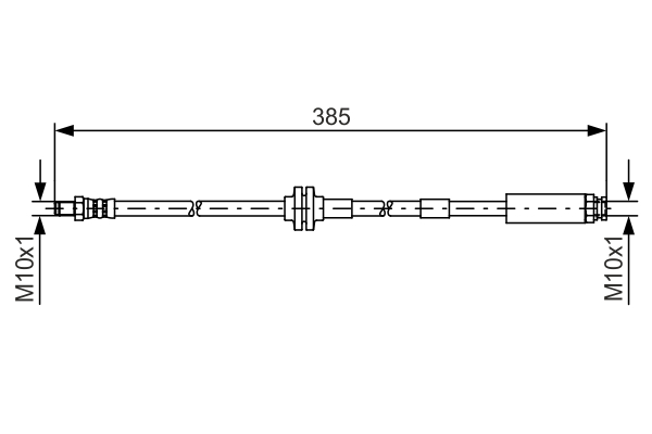 BOSCH 1 987 481 418 Flessibile del freno-Flessibile del freno-Ricambi Euro