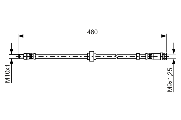 BOSCH 1 987 481 465 Brake Hose