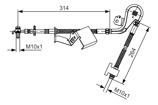 BOSCH 1 987 481 468 Brake Hose