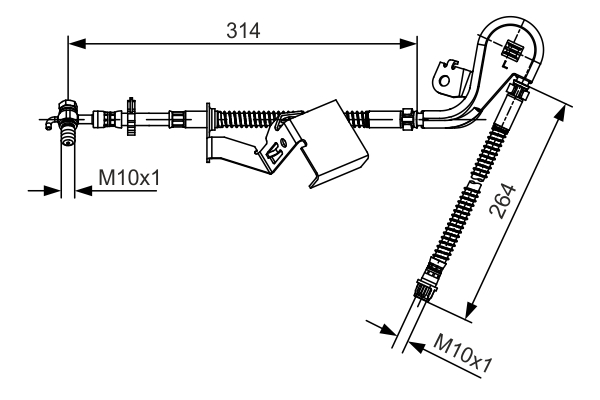 BOSCH 1 987 481 470 Brake Hose