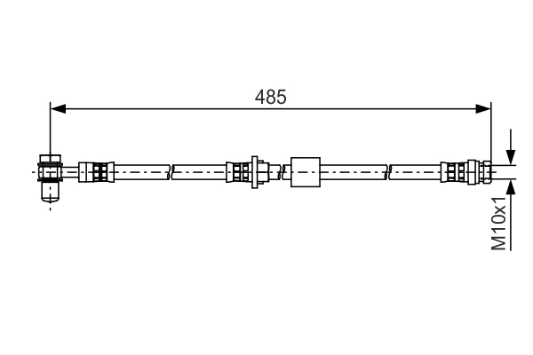 BOSCH 1 987 481 501 Brake Hose