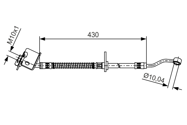 BOSCH 1 987 481 503 Brake Hose