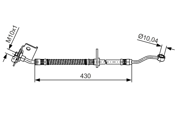 BOSCH 1 987 481 504 Brake Hose