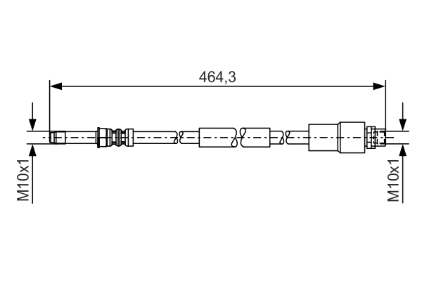 BOSCH 1 987 481 541 Brake Hose