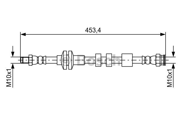 BOSCH 1 987 481 574 Flessibile del freno-Flessibile del freno-Ricambi Euro