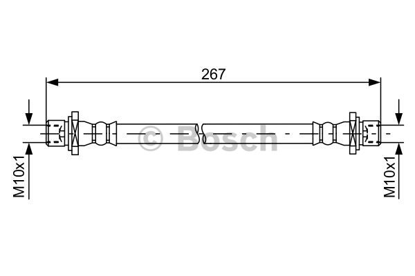 BOSCH 1 987 481 584 Flessibile del freno-Flessibile del freno-Ricambi Euro