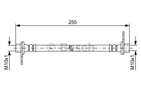 BOSCH 1 987 481 585 Flessibile del freno-Flessibile del freno-Ricambi Euro