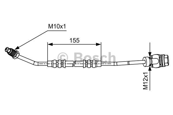 BOSCH 1 987 481 588 Brake Hose