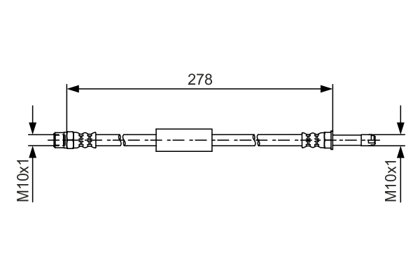 BOSCH 1 987 481 617 Brake Hose