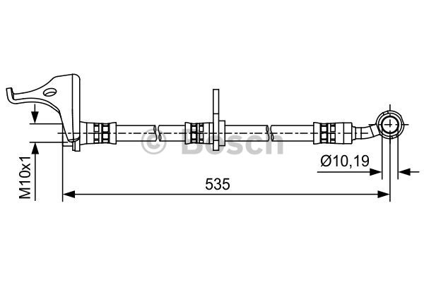 BOSCH 1 987 481 619 Brake Hose