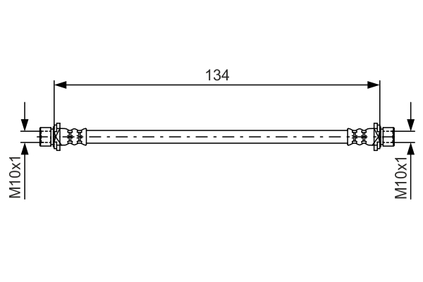 BOSCH 1 987 481 637 Brake Hose