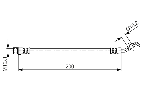 BOSCH 1 987 481 658 Brake Hose