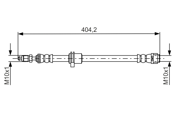 BOSCH 1 987 481 679 Flessibile del freno-Flessibile del freno-Ricambi Euro