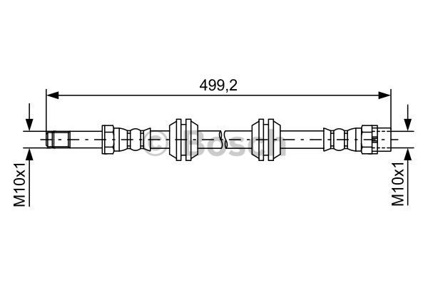 BOSCH 1 987 481 727 Brake Hose