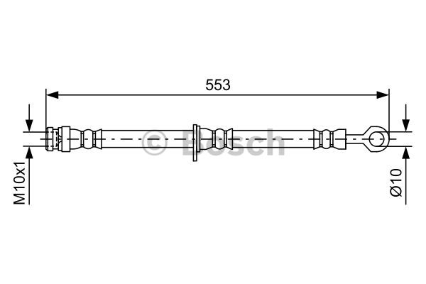 BOSCH 1 987 481 728 Flessibile del freno