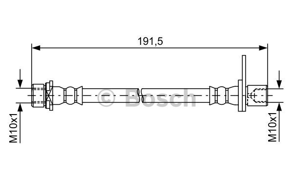 BOSCH 1 987 481 738 Flessibile del freno