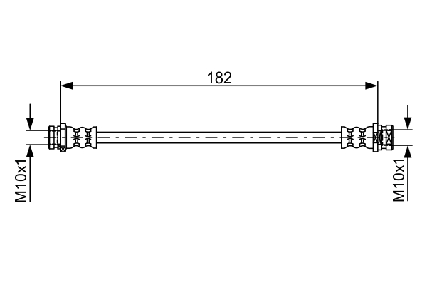 BOSCH 1 987 481 752 Bremsschlauch