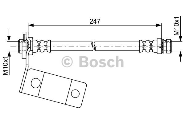 BOSCH 1 987 481 765 Flessibile del freno-Flessibile del freno-Ricambi Euro