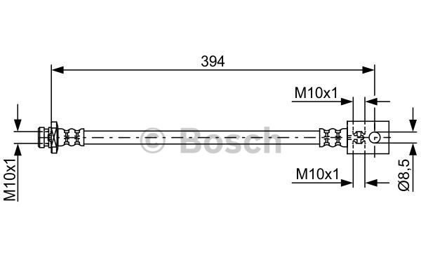 BOSCH 1 987 481 818 Flessibile del freno