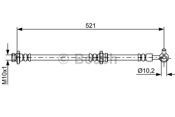 BOSCH 1 987 481 819 Brake Hose