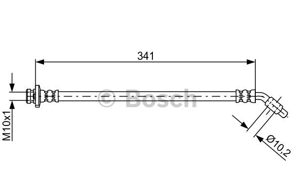 BOSCH 1 987 481 826 Flessibile del freno-Flessibile del freno-Ricambi Euro