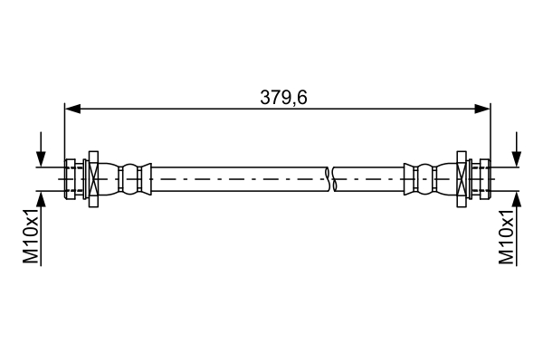 BOSCH 1 987 481 853 Bremsschlauch