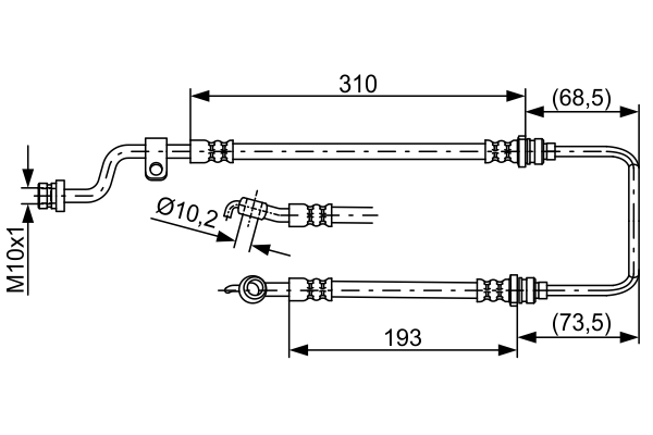 BOSCH 1 987 481 859 Bremsschlauch